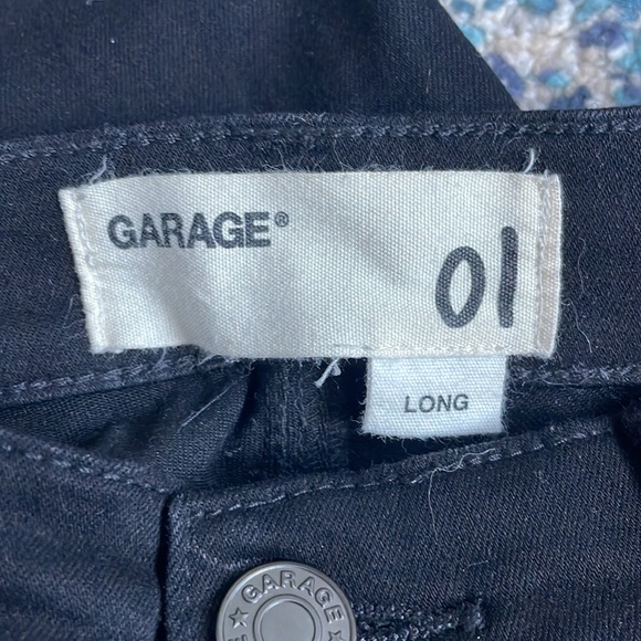 Garage Black Skinny Jeans Long Size 1 - Picture 3 of 3
